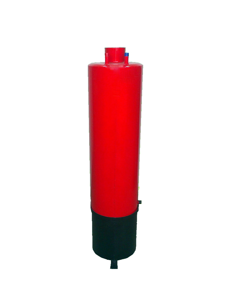 Solid fuel boiler under pressure - red - boiler-on-wood-red-back