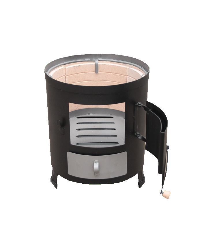 Stove for solid fuel boiler